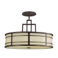 Lampa wisząca Fusion - 3 źródła światła - Grecki brąz FE-FUSION-P-L Elstead Lighting