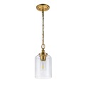 Lampa wisząca Hounslow - 1 źródło światła - Oksydowany mosiądz FE-HOUNSLOW-P-BB Elstead Lighting
