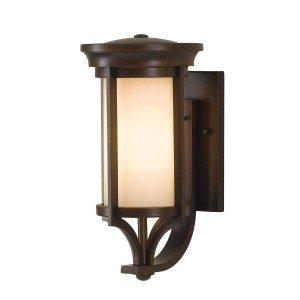 Mała latarnia naścienna Merrill - 1 źródło światła - Stary brąz FE-MERRILL1-S Elstead Lighting