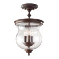 Półplafon Pickering Lane - 3 źródła światła - Stary brąz FE-PICKERING-LANE-SF Elstead Lighting