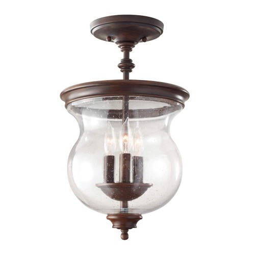 Półplafon Pickering Lane - 3 źródła światła - Stary brąz FE-PICKERING-LANE-SF Elstead Lighting