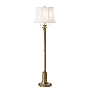 Lampa podłogowa Stateroom - 2 źródła światła - Ciepły mosiądz FE-STATEROOM-FL-BB Elstead Lighting