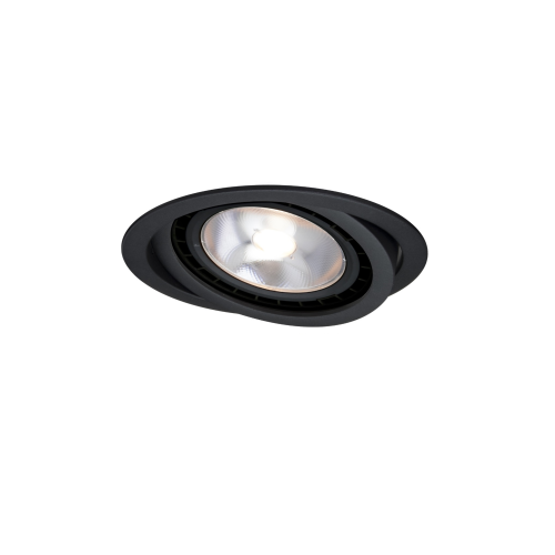 Nero oczko podtynkowe ruchome czarne b Light Prestige