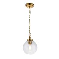 Lampa wisząca Tabby - 1 źródło światła - Oksydowany mosiądz FE-TABBY-P-S-BB Elstead Lighting