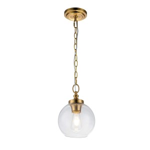 Lampa wisząca Tabby - 1 źródło światła - Oksydowany mosiądz FE-TABBY-P-S-BB Elstead Lighting