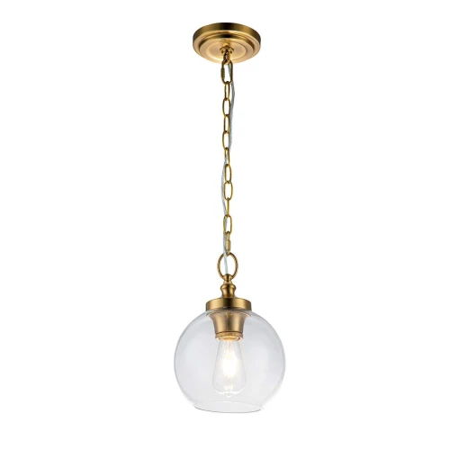 Lampa wisząca Tabby - 1 źródło światła - Oksydowany mosiądz FE-TABBY-P-S-BB Elstead Lighting