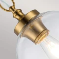Lampa wisząca Tabby - 1 źródło światła - Oksydowany mosiądz FE-TABBY-P-S-BB Elstead Lighting