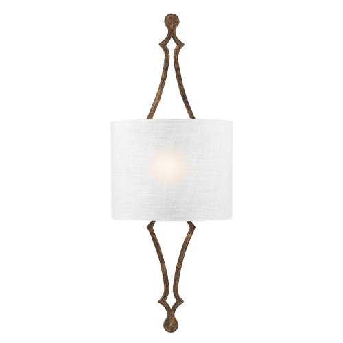 Kinkiet Tilling - 1 źródło światła - Postarzane płatkiota FE-TILLING1-DSGL Elstead Lighting