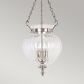 Średnia lampa wisząca Finsbury Park - 3 źródła światła - Polerowany nikiel FP-P-M-POL-NCKL Elstead Lighting