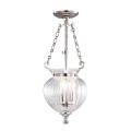 Mała lampa wisząca Finsbury Park - 3 źródła światła - Polerowany nikiel FP-P-S-POL-NCKL Elstead Lighting