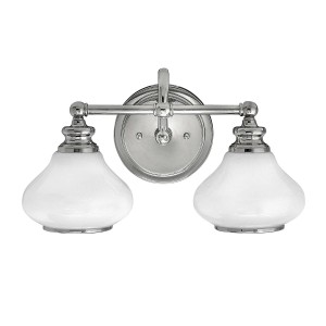 Kinkiet Ainsley - 2 źródła światła - Polerowany chrom HK-AINSLEY2-BATH Elstead Lighting