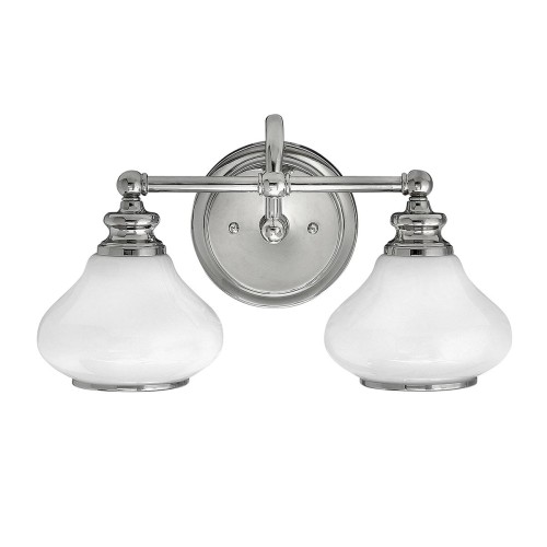 Kinkiet Ainsley - 2 źródła światła - Polerowany chrom HK-AINSLEY2-BATH Elstead Lighting