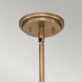 Średnia lampa wisząca Amelia - 1 źródło światła - Stary mosiądz HK-AMELIA-P-M-HB Elstead Lighting