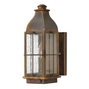 Mała latarnia naścienna Bingham - 1 źródło światła HK-BINGHAM-S Elstead Lighting
