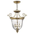 Mała lampa wisząca Cambridge - 3 źródła światła HK-CAMBRIDGE-P-S Elstead Lighting