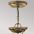 Mała lampa wisząca Cambridge - 3 źródła światła HK-CAMBRIDGE-P-S Elstead Lighting