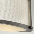 Półplafon Charlotte - 3 źródła światła - Antyczny nikiel HK-CHARLOTTE-SF-AN Elstead Lighting