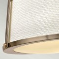 Półplafon Charlotte - 3 źródła światła - Szczotkowany karmel HK-CHARLOTTE-SF-BC Elstead Lighting