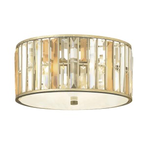 Plafon Gemma - 3 źródła światła - Płatki srebra HK-GEMMA-F-SL Elstead Lighting