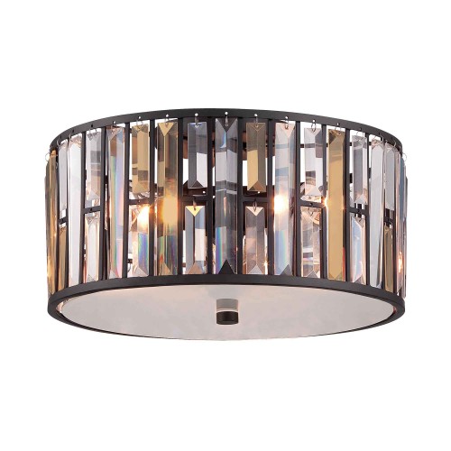 Plafon Gemma - 3 źródła światła - Vintage brąz HK-GEMMA-F-VBZ Elstead Lighting