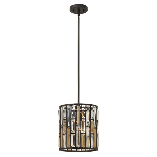 Lampa wisząca Gemma - 1 źródło światła - Vintage brąz HK-GEMMA-P-A-VBZ Elstead Lighting