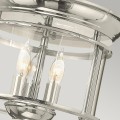 Plafon Gentry - 3 źródła światła - Polerowany nikiel HK-GENTRY-F-PN Elstead Lighting