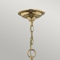 Duża lampa wisząca Gentry - 6 źródeł światła - Polerowany mosiądz HK-GENTRY-P-L-PB Elstead Lighting