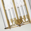 Duża lampa wisząca Gentry - 6 źródeł światła - Polerowany mosiądz HK-GENTRY-P-L-PB Elstead Lighting