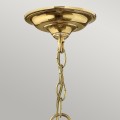 Średnia lampa wisząca Gentry - 4 źródła światła - Polerowany mosiądz HK-GENTRY-P-M-PB Elstead Lighting