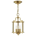 Mała lampa wisząca Gentry - 3 źródła światła - Polerowany mosiądz HK-GENTRY-P-S-PB Elstead Lighting