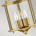 Mała lampa wisząca Gentry - 3 źródła światła - Polerowany mosiądz HK-GENTRY-P-S-PB Elstead Lighting