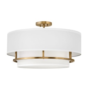 Lampa wisząca Graham - 4 źródła światła - Lakierowany mosiądz HK-GRAHAM-L-LCB Elstead Lighting