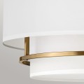 Lampa wisząca Graham - 4 źródła światła - Lakierowany mosiądz HK-GRAHAM-L-LCB Elstead Lighting