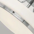Średni półplafon Harper - 3 źródła światła - Polerowany chrom HK-HARPER-SFM-CM Elstead Lighting