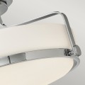 Średni półplafon Harper - 3 źródła światła - Polerowany chrom HK-HARPER-SFM-CM Elstead Lighting