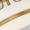 Średni półplafon Harper - 3 źródła światła - Stary mosiądz HK-HARPER-SFM-HB Elstead Lighting