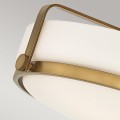 Średni półplafon Harper - 3 źródła światła - Stary mosiądz HK-HARPER-SFM-HB Elstead Lighting