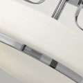 Mały półplafon Harper - 3 źródła światła - Polerowany chrom HK-HARPER-SFS-CM Elstead Lighting