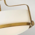 Mały półplafon Harper - 3 źródła światła - Stary mosiądz HK-HARPER-SFS-HB Elstead Lighting