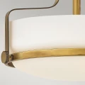 Mały półplafon Harper - 3 źródła światła - Stary mosiądz HK-HARPER-SFS-HB Elstead Lighting