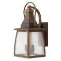 Mała latarnia naścienna Montauk - 2 źródła światła HK-MONTAUK-M Elstead Lighting