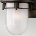 Mała latarnia naścienna Reef - 1 źródło światła - Wiktoriański brąz HK-REEF-MINI-VZ Elstead Lighting