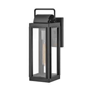 Mała latarnia naścienna Sag Harbor - 1 źródło światła - Czarna HK-SAG-HARBOR-S-BK Elstead Lighting