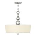 Lampa wisząca Zelda - 3 źródła światła - Polerowany nikiel HK-ZELDA-P-B-PN Elstead Lighting