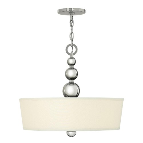 Lampa wisząca Zelda - 3 źródła światła - Polerowany nikiel HK-ZELDA-P-B-PN Elstead Lighting