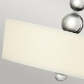 Lampa wisząca Zelda - 3 źródła światła - Polerowany nikiel HK-ZELDA-P-B-PN Elstead Lighting
