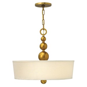 Lampa wisząca Zelda - 3 źródła światła - Vintage mosiądz HK-ZELDA-P-B-VS Elstead Lighting