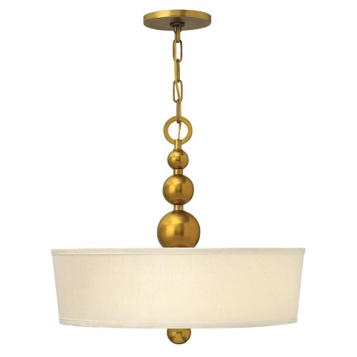 Lampa wisząca Zelda - 3 źródła światła - Vintage mosiądz HK-ZELDA-P-B-VS Elstead Lighting