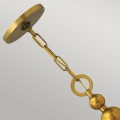 Lampa wisząca Zelda - 3 źródła światła - Vintage mosiądz HK-ZELDA-P-B-VS Elstead Lighting