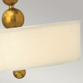 Lampa wisząca Zelda - 3 źródła światła - Vintage mosiądz HK-ZELDA-P-B-VS Elstead Lighting